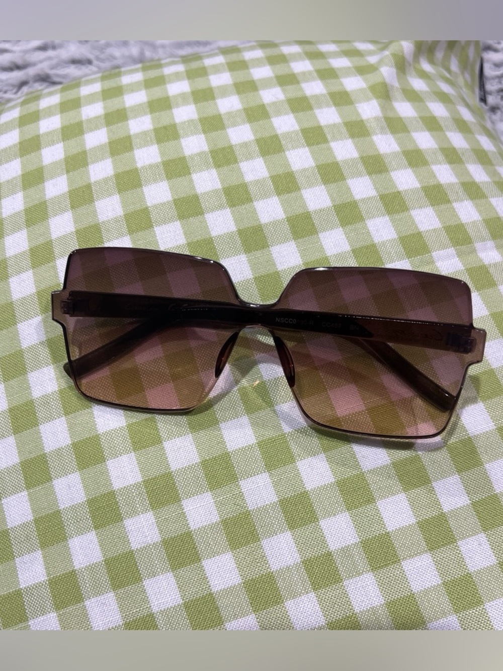 Brown Gradient Square circus ny Women's Sunglasses